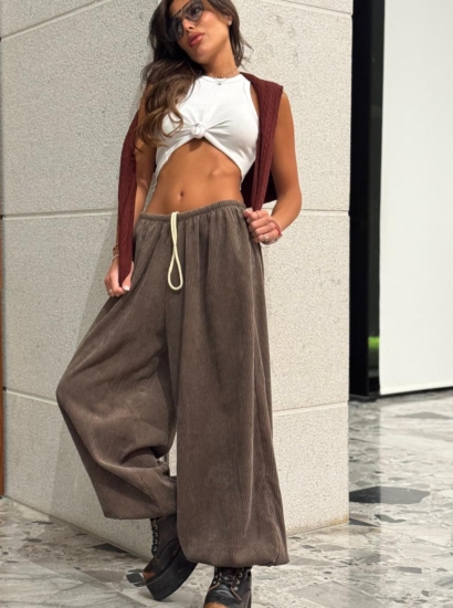 מכנס בלון שרוך קורדורוי