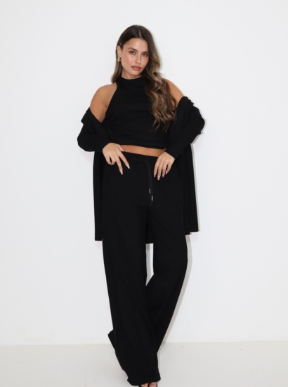 סט 3 חלקים קרדיגן