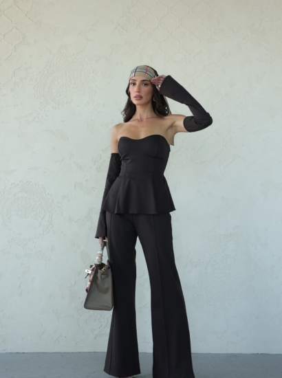 סט ג׳רזי סטרפלס כפפה