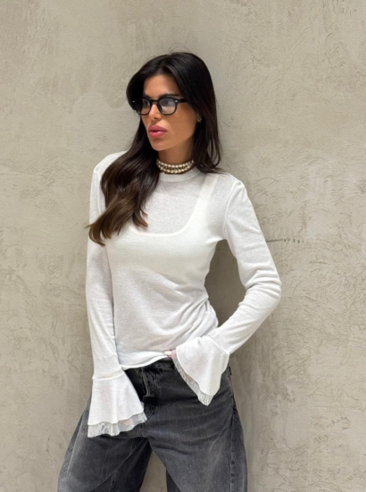 בייס פעמון תחרה 9879