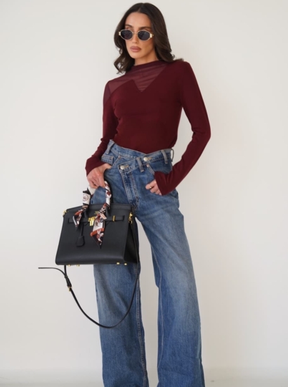 חולצה שילוב רזיל