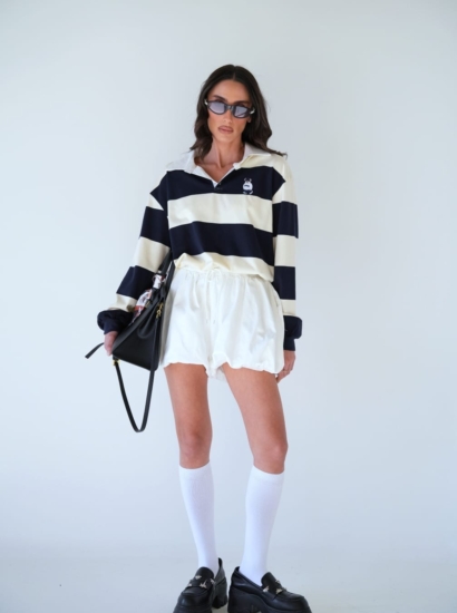 חולצה פסים דובי פולו