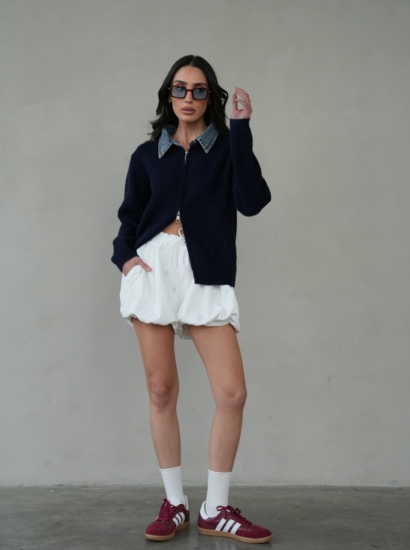 סריג פולו גינס רוכסנים