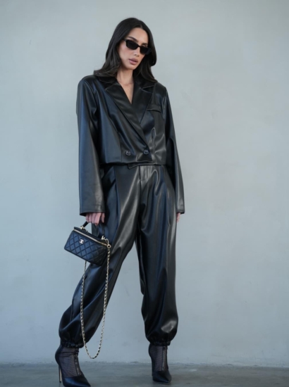 סט עור מכנס בלון 11810