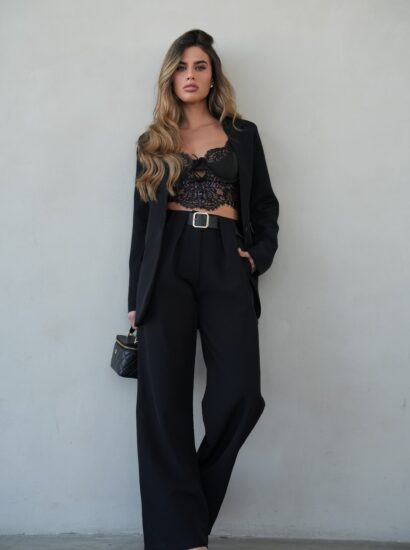 סט בלייזר חגורה 0363